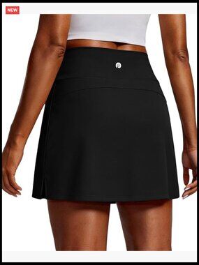 High Waisted Golf Skirt with Pockets UPF 50+ 4-Way Stretch